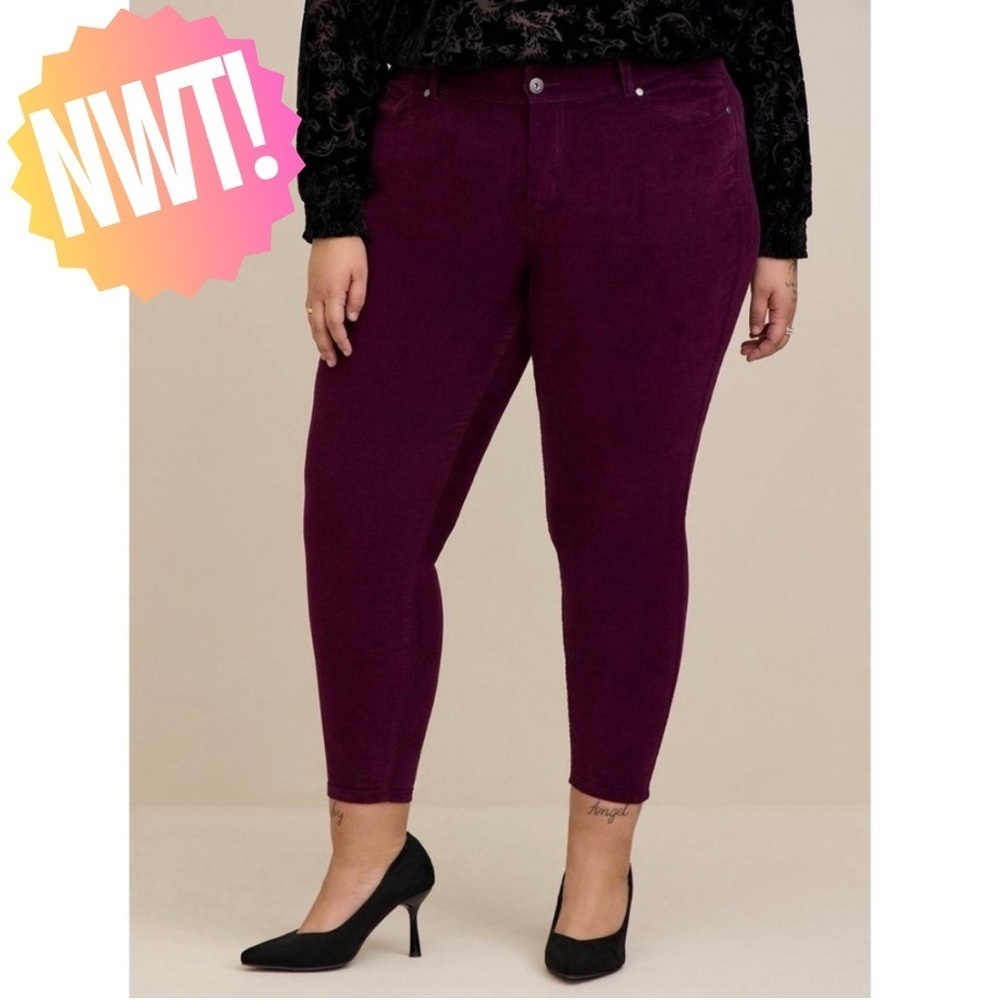 Torrid Bombshell Skinny Corduroy High-Rise Jean